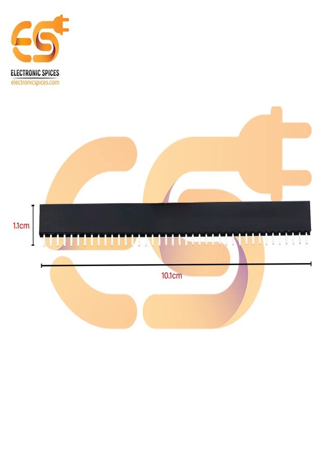 Electronicspices Electronic Spices Female Berg Strip Connector for Electronic Projects Pack of 10 Sticks - Image 3